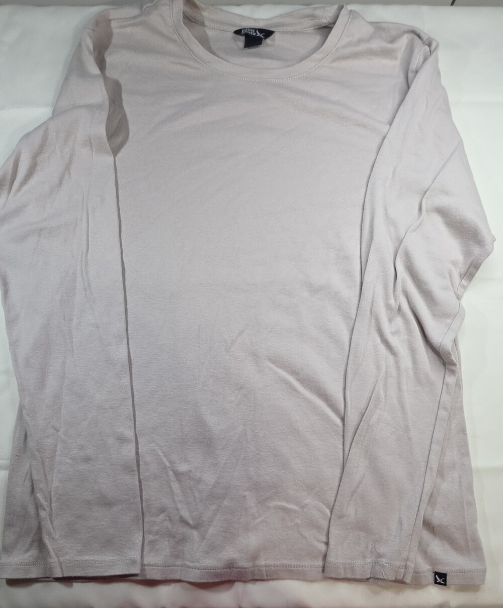 Eddie Bauer Women's Long Sleeve Crew Neck Lightweight T-Shirt XL Brown Sku 0319